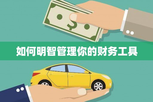 赣榆如何明智管理你的财务工具