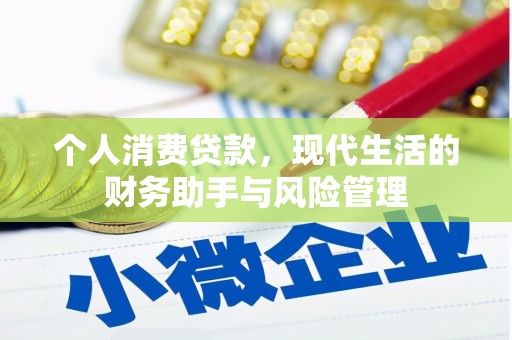 赣榆个人消费贷款，现代生活的财务助手与风险管理