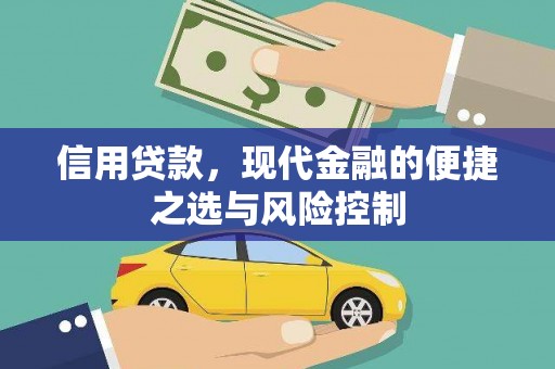 赣榆信用贷款，现代金融的便捷之选与风险控制