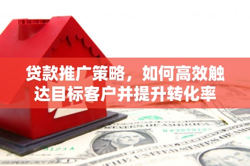赣榆贷款推广策略，如何高效触达目标客户并提升转化率