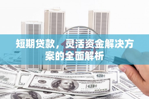 赣榆短期贷款，灵活资金解决方案的全面解析