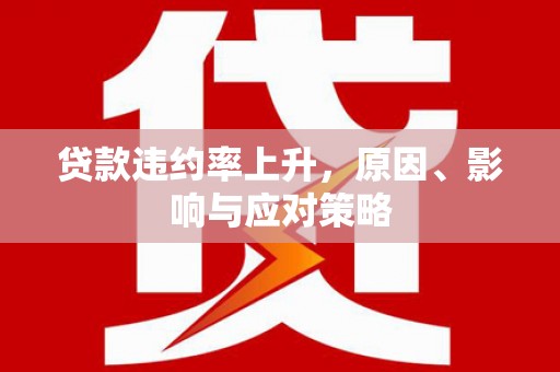 赣榆贷款违约率上升，原因、影响与应对策略
