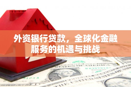 赣榆外资银行贷款，全球化金融服务的机遇与挑战