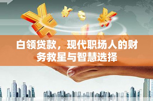 赣榆白领贷款，现代职场人的财务救星与智慧选择