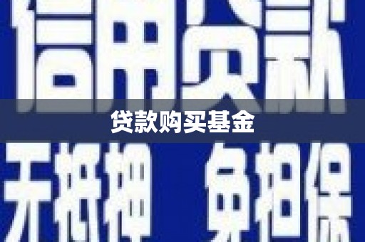 赣榆贷款购买基金