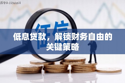 赣榆低息贷款，解锁财务自由的关键策略