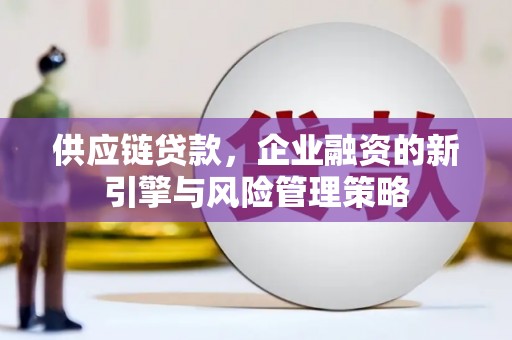 赣榆供应链贷款，企业融资的新引擎与风险管理策略