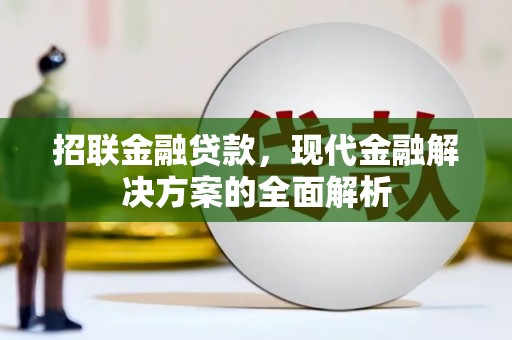 赣榆招联金融贷款，现代金融解决方案的全面解析