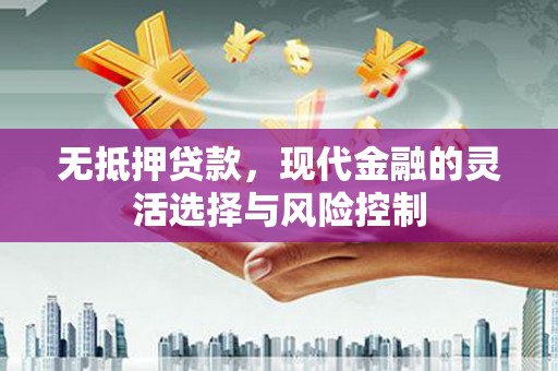 赣榆无抵押贷款，现代金融的灵活选择与风险控制