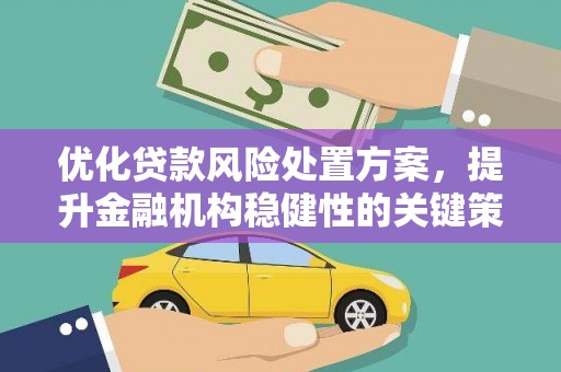 赣榆优化贷款风险处置方案，提升金融机构稳健性的关键策略