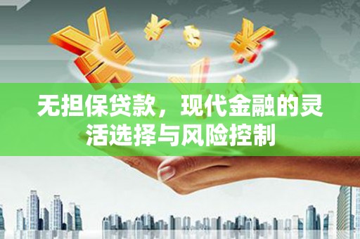 赣榆无担保贷款，现代金融的灵活选择与风险控制