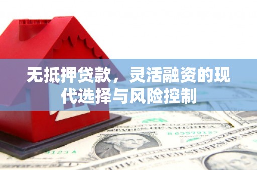 赣榆无抵押贷款，灵活融资的现代选择与风险控制
