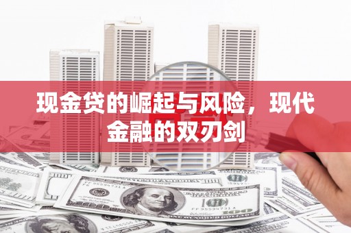 赣榆现金贷的崛起与风险，现代金融的双刃剑