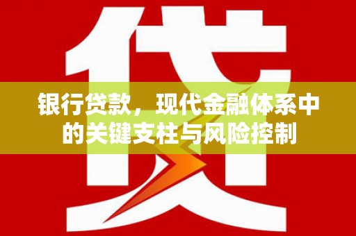 赣榆银行贷款，现代金融体系中的关键支柱与风险控制