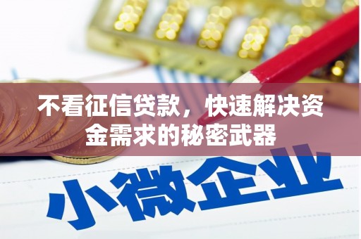 赣榆不看征信贷款，快速解决资金需求的秘密武器