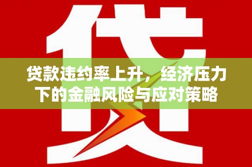 赣榆贷款违约率上升，经济压力下的金融风险与应对策略